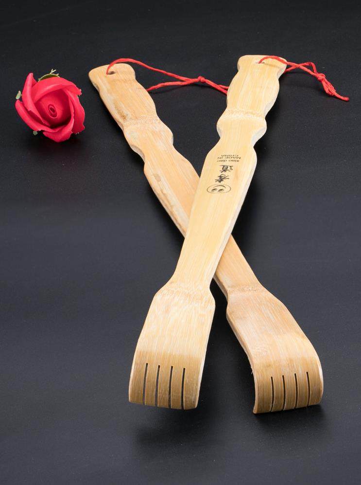 懒人背部按摩竹片痒痒挠抓背神器竹子便捷灵巧抓痒扒抓背器木头