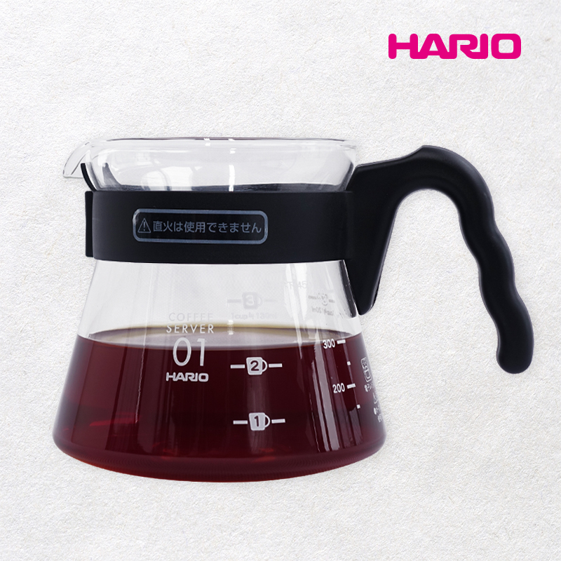 豆兽咖啡 | 日本原装HARIO V60手冲咖啡分享壶耐热玻璃壶 VCS-01B