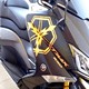 改装适合yamaha tmax smax 前面板变异音叉金色反光摩托车车贴纸