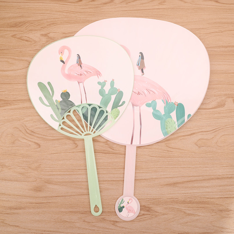 韩版创意卡通小扇子包邮夏季学生儿童可爱迷你随身便携塑料手摇扇