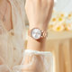 聚利时简约韩风不锈钢链手表带日历通勤OL时尚气质女士手表1361