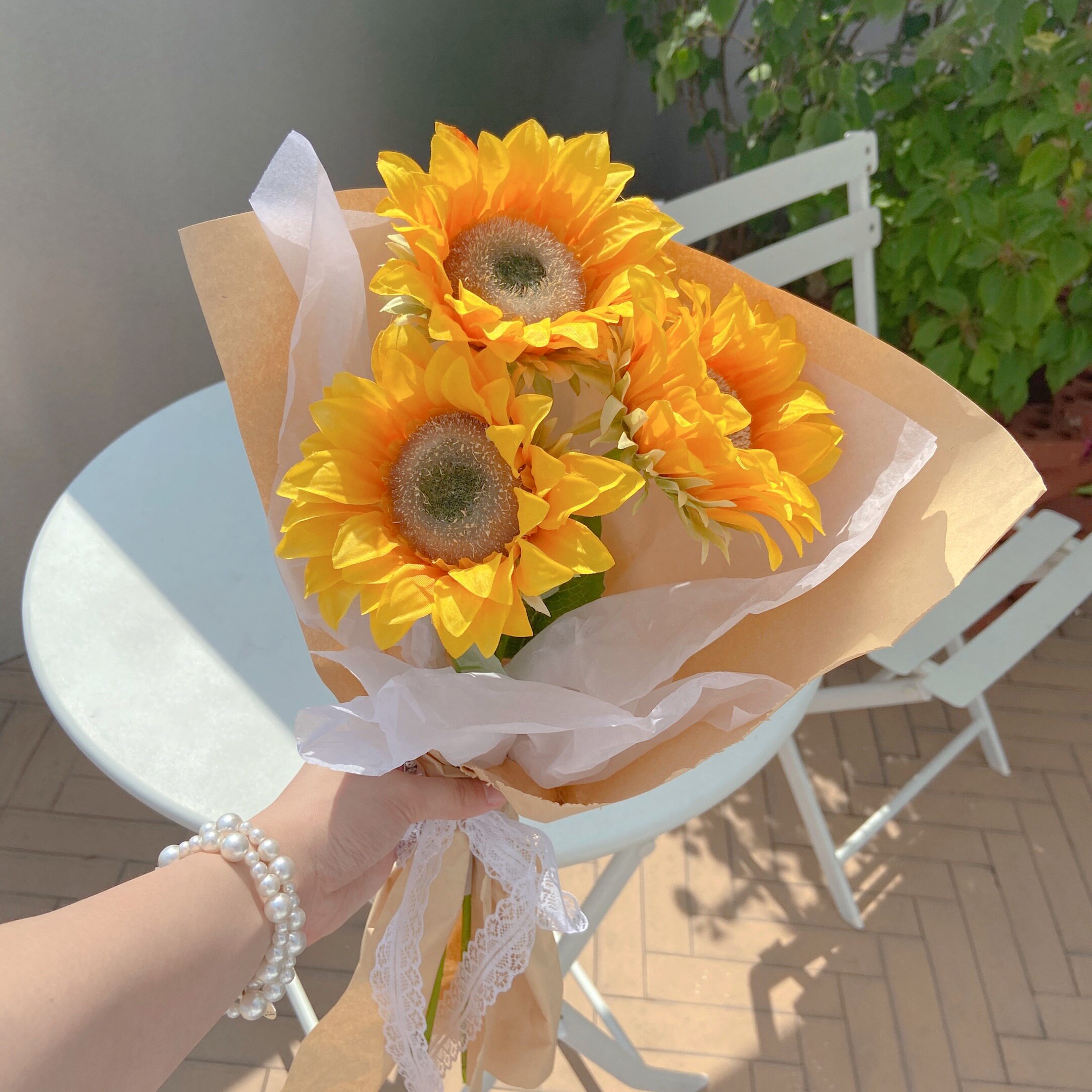 仿真花客厅桌面插花向日葵仿真花束假花房间拍照ins装饰摆件花艺