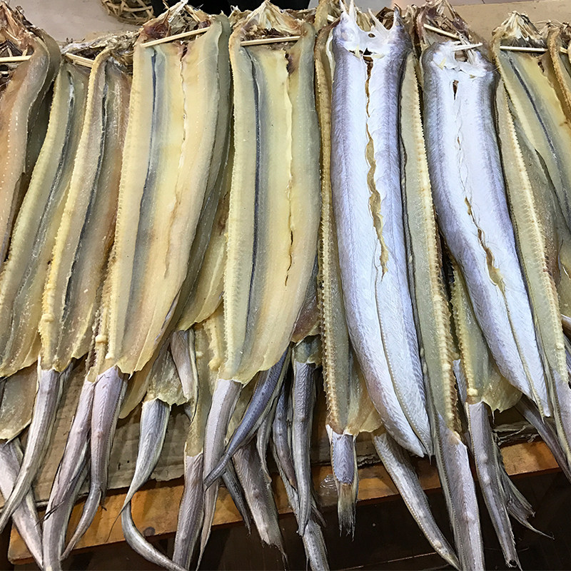 渔民自晒深海大号鳗鱼干1250g/一整条送礼咸晒宁波海鳗鱼海鲜干货