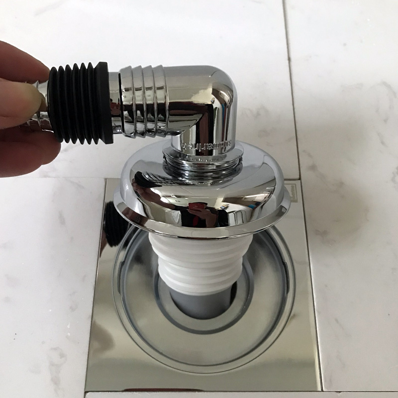 潜水艇洗衣机地漏专用接头排水管下水道防臭防溢水器卫生间三颓盖