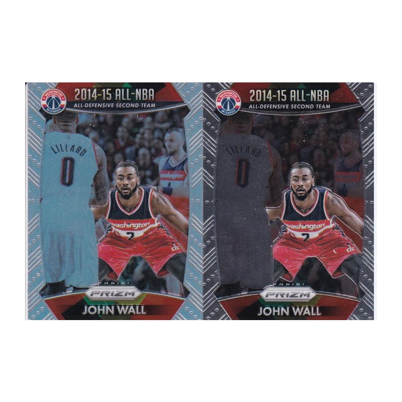 【SP球星卡】NBA panini prizm 15-16 约翰沃尔 二阵折射#398