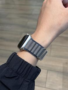 适用苹果手表 高山回环iwatch表带applewatch9创意表带s8/7/6表链