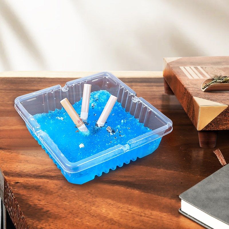 (今日10折)一次性烟灰缸创意个性家用便携式防飞灰防烟味灭烟沙泥烟灰