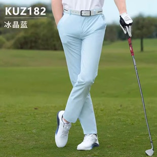 24新品PGM高尔夫服装男装套装短袖t恤夏季透气吸湿速干golf球裤