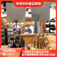 上海迪士尼乐园国内代购米奇金色城堡相片夹立体摆件照片装饰品