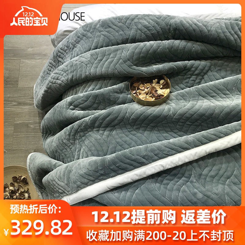 素直法兰绒毛毯床单加厚珊瑚绒超柔午睡沙发毛毯盖腿单人毯子垫床在类目 床上用品, 休闲毯/毛毯/绒毯中 - 来自Buy2taobao.com提供专业的淘宝代购服务