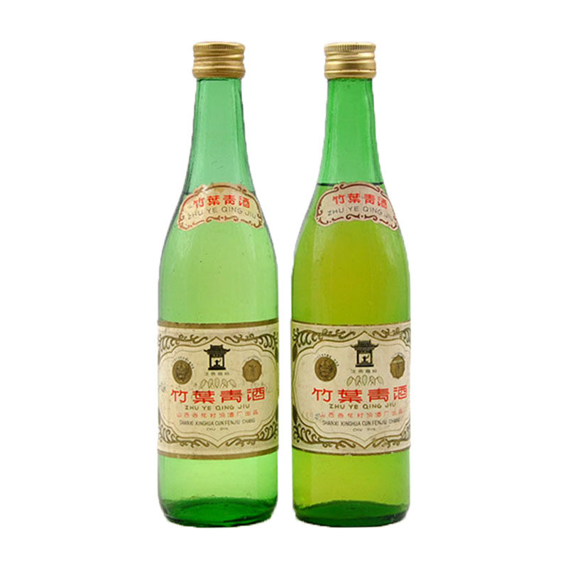 80年代高度500ml竹叶青2瓶