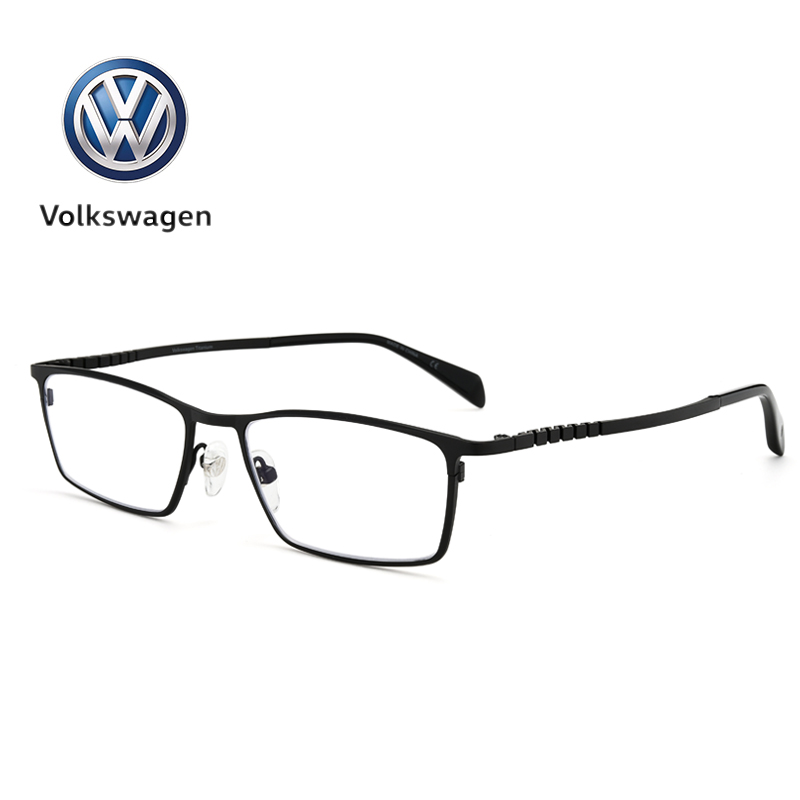 德国大众volkswagen眼镜框男配成品近视镜架商务纯钛男女全框眼镜