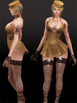 cf穿越火线灵狐者服装猎狐者女角色cos葵套装时尚帽子修身连衣裙