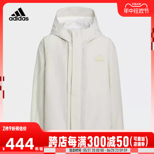 adidas阿迪达斯2024男大童JK 2IN1 URB JKT梭织外套IY5567