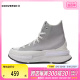 converse匡威RUN STAR LEGACY高帮系带灰色厚底帆布鞋A06503C