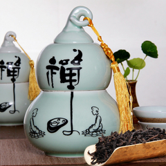 大红袍茶叶浓香型武夷岩茶礼盒装特级乌龙茶罐装200克福建武夷山