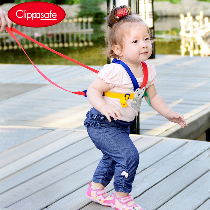 英国Clippasafe三用婴儿学步带宝宝学行防摔防走失固定餐椅带包邮