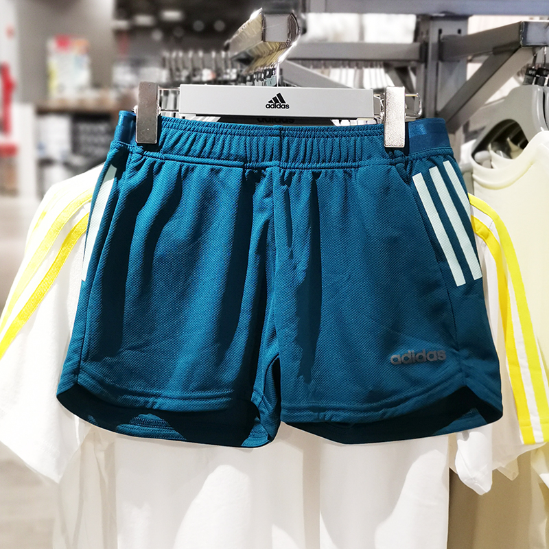Adidas阿迪达斯女裤2022夏季新款训练健身休闲裤运动短裤 FL9241