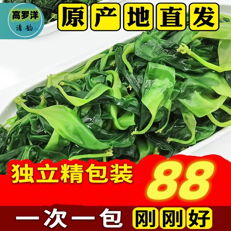 霞浦洗盐水海带苗薄嫩特级火锅凉拌炖煲汤麻辣烫食材1包100g*10包