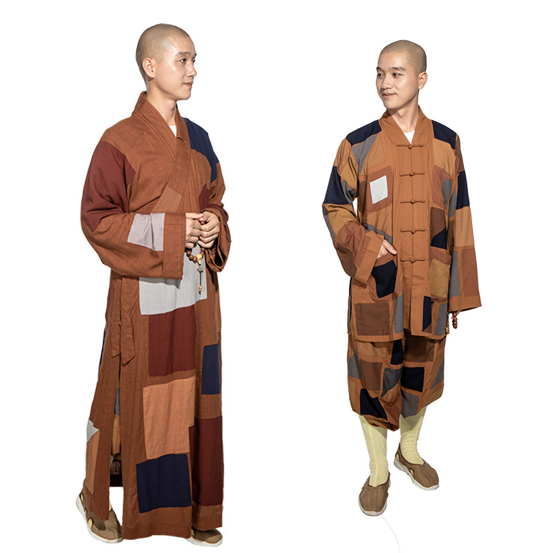 梵林服饰旗舰店的优惠券大全—梵林百衲衣四季僧服长褂大褂和尚服僧衣