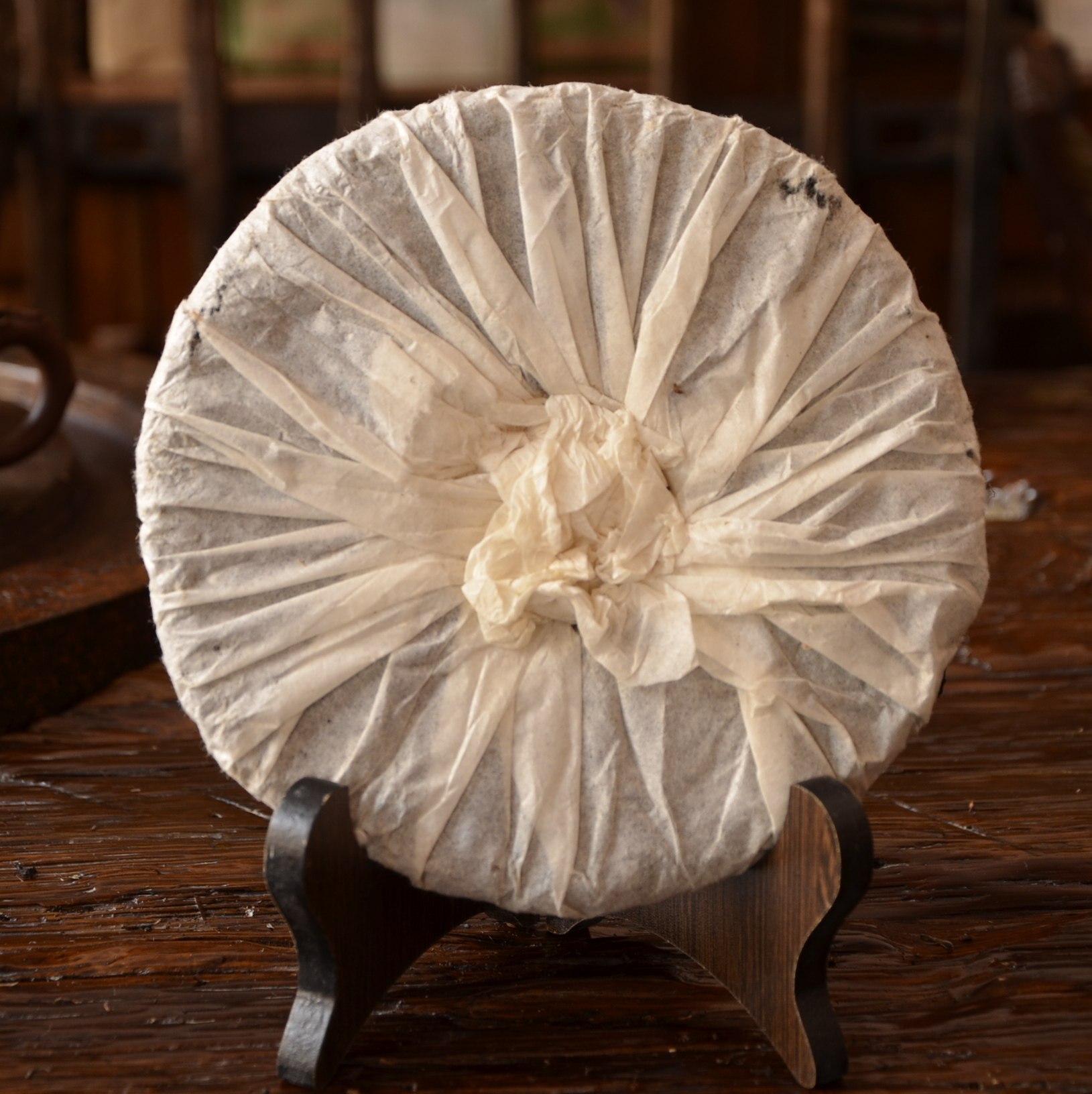 【7片拍/2499克】2000年 大渡岗云南圆宝七子饼茶357克/片 生茶