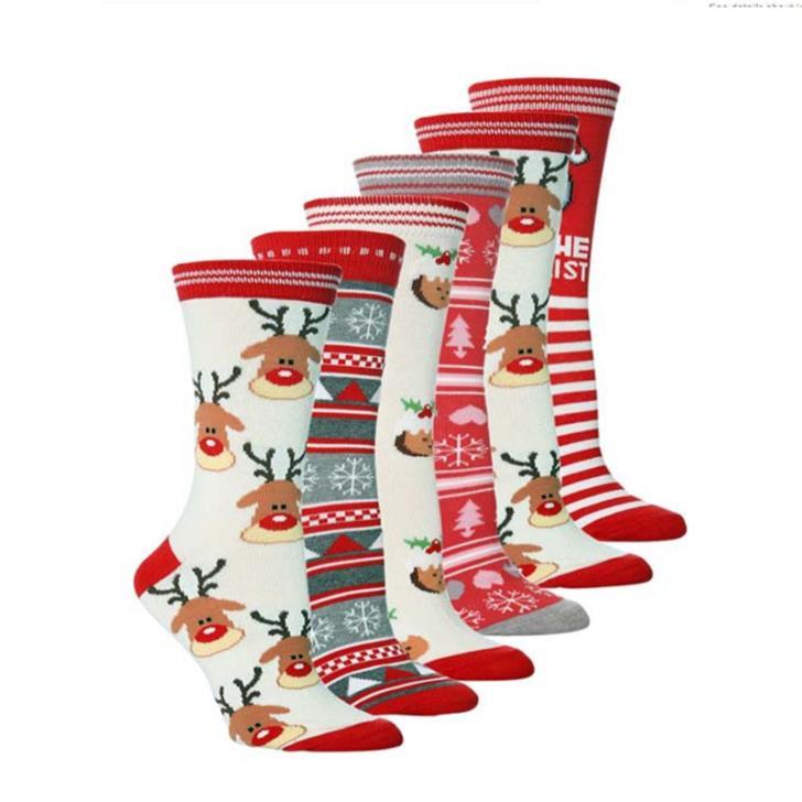 largestsupplierlovelychristmassockssnowflakewoolwinte