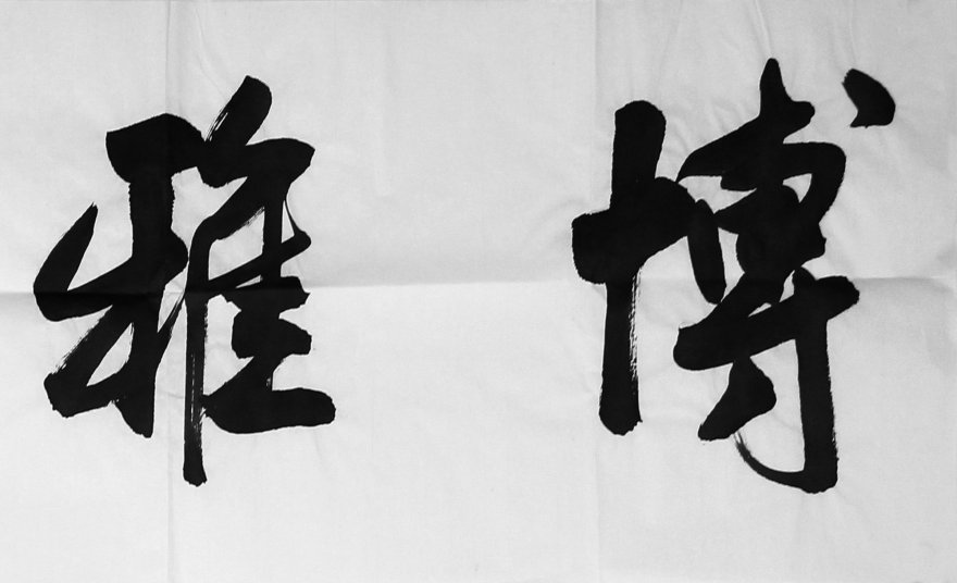 钟声《博雅远观》中国书协会员