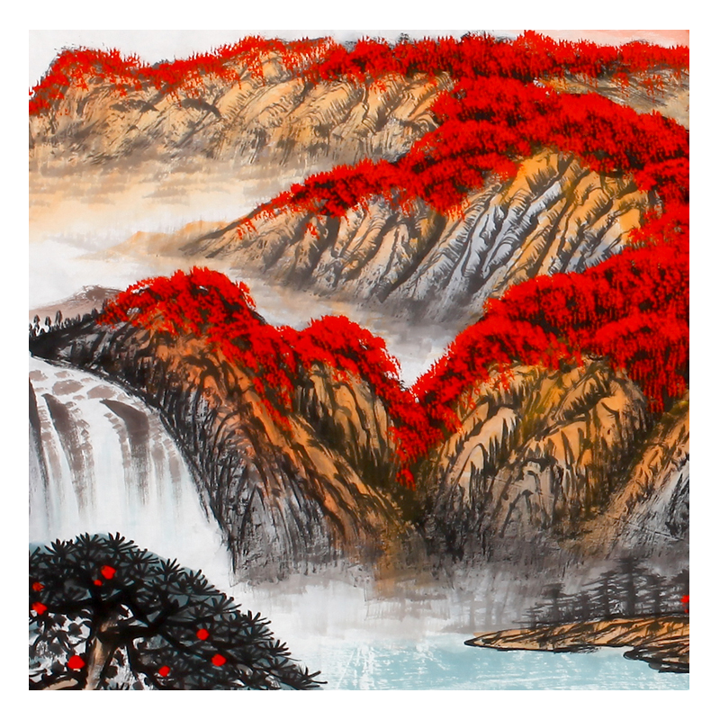 潘兴鹏1.8米《 鸿运当头》北京美协会员