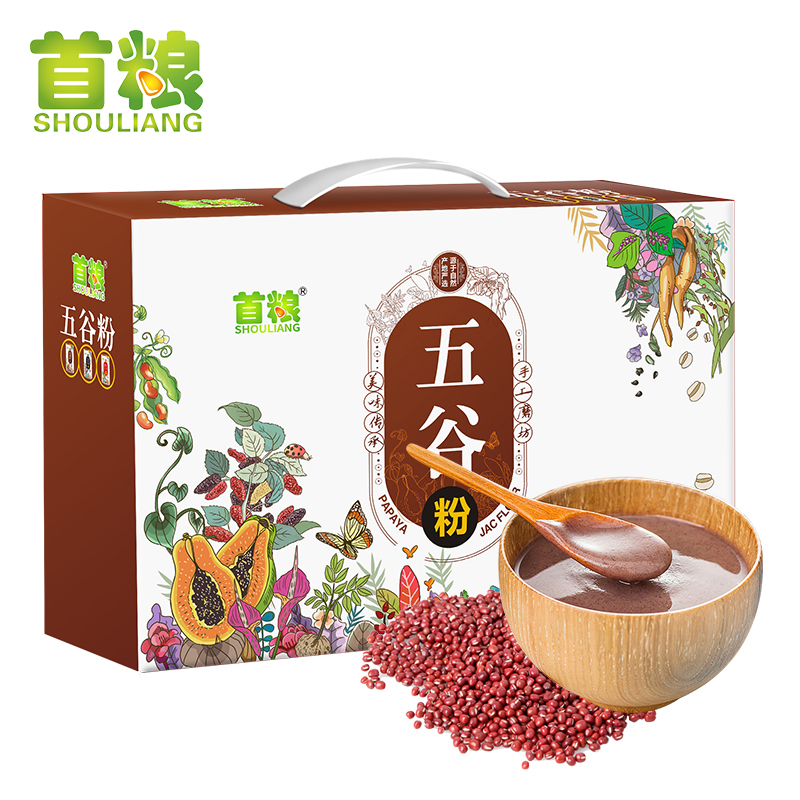 Corn flour Gift box 1554g Immediate Chongyin breakfast Substitute meal pink Job's tears Black sesame seeds Papaya powderin the Coffee/Oatmeal/Chongyin , Another on natural food category - from Buy2taobao.com to provide professional Taobao agent buy service