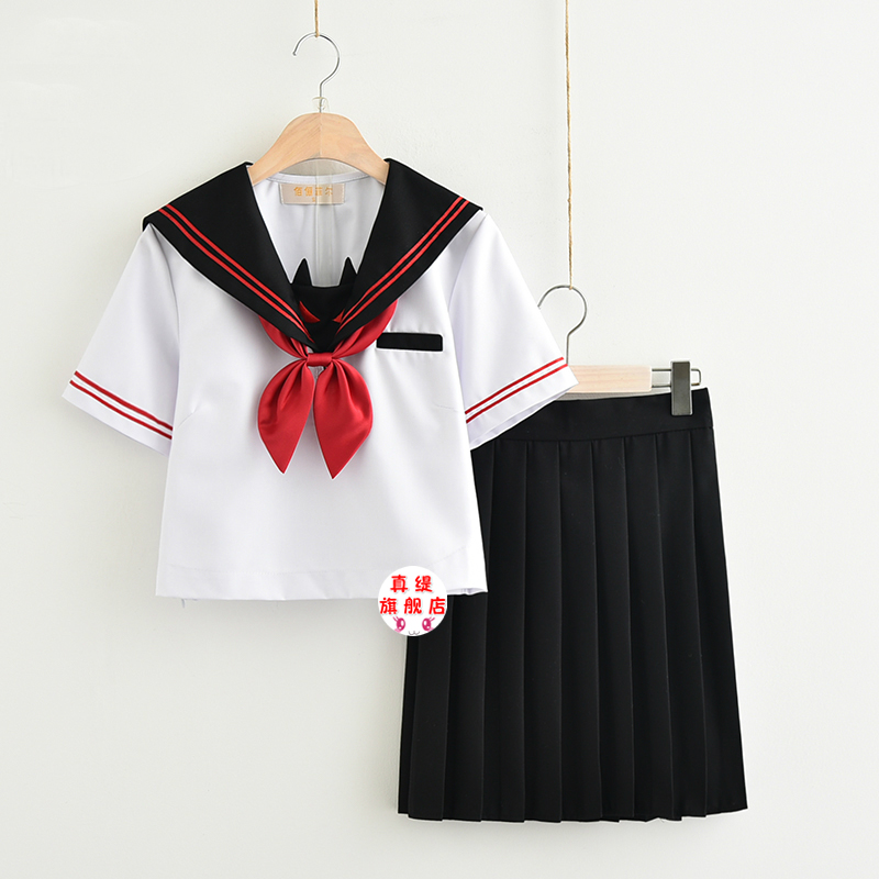 真缇日系水手服不良小恶魔二本刺绣jk制服学院风高中校服班服套装在类目 女装/女士精品, 套装/学生校服/工作制服, 学生校服中 - 来自Buy2taobao.com提供专业的淘宝代购服务