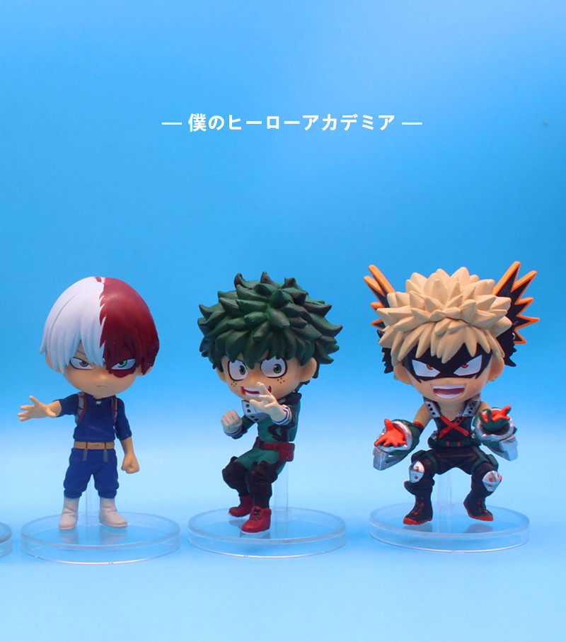 我的英雄学院3绿谷出久爆豪轰焦冻动漫周边立牌立绘摆件公仔礼物