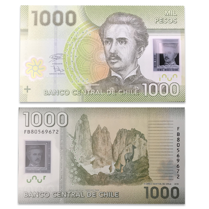 【美洲】智利1000比索塑料钞 外国钱币 2018年 全新UNC P-161h在类目 珠宝/钻石/翡翠/黄金, K金首饰, 投资贵金属中 - 来自Buy2taobao.com提供专业的淘宝代购服务