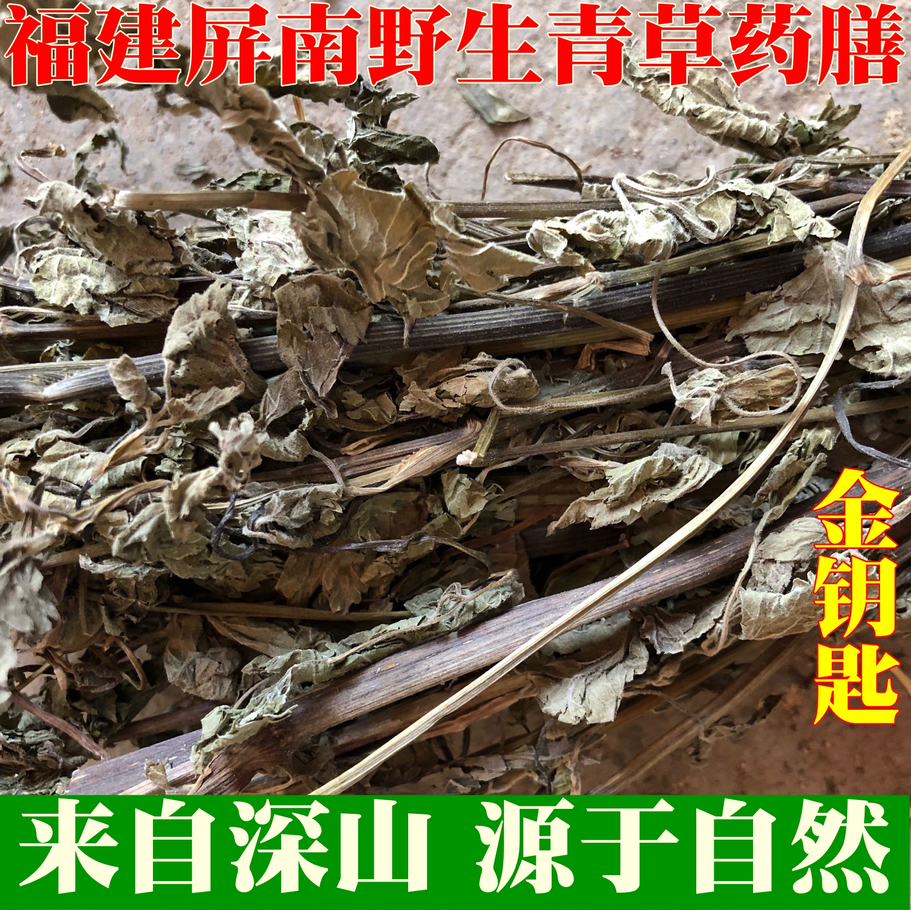 福建屏南青草药野生金钥匙金锁匙清fei润喉咽hou炎干咳250g包邮