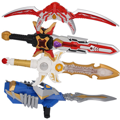 奥迪玩具双钻铠甲勇士铠传风鹰侠武器装备风鹰驽纪念版风鹰剑