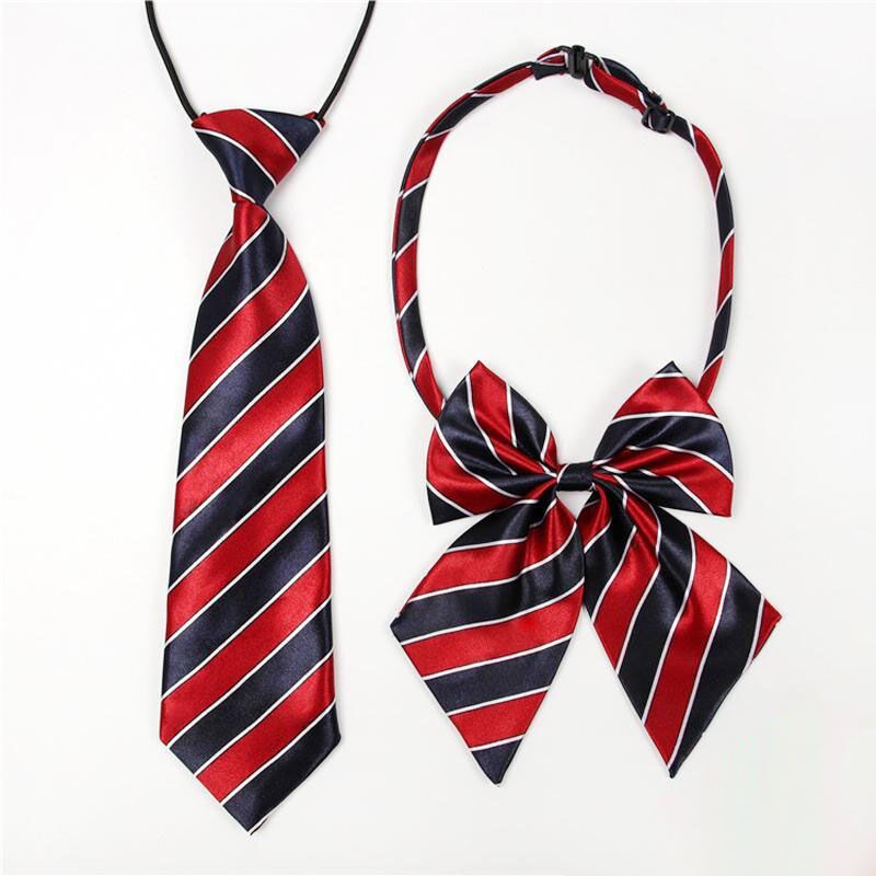 (今日5.5折).儿童领带男童潮小孩英伦男童女小学生中学校服表演领花领