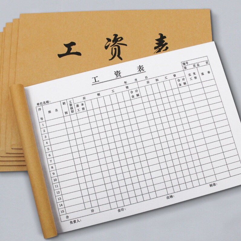 工资单账单流水薪资单