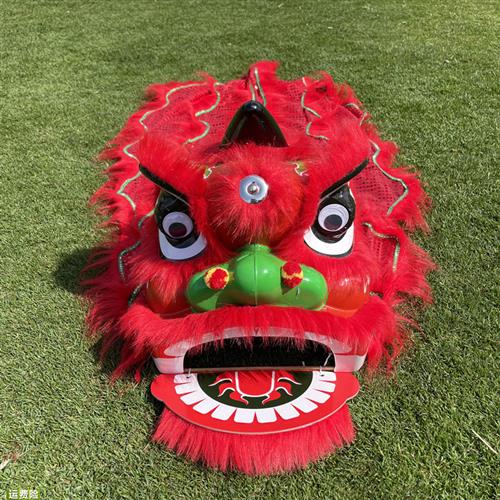 雄狮少年精美款儿童舞s狮子醒狮舞狮头小孩狮子学校表演狮子