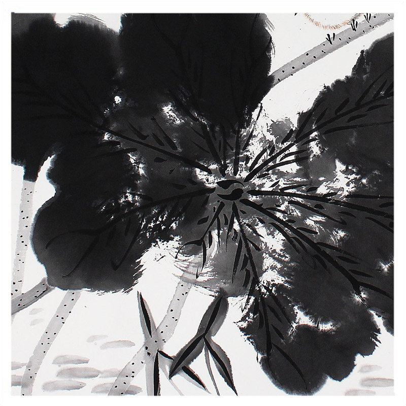 张清栋《荷塘清趣》中国书画名家