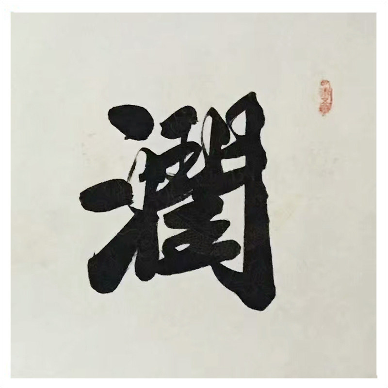 湖北师院文学院 李孟尧《润物无声》中国书法协会会员