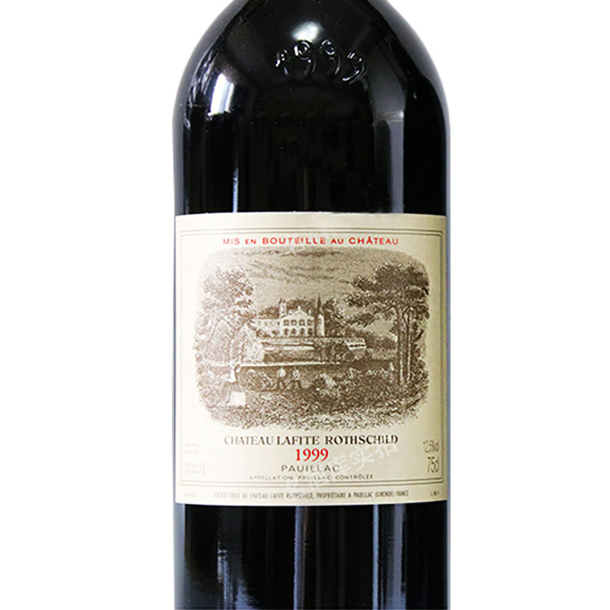 (1支)1999年拉菲庄园正牌红葡萄酒 chateau lafite rothschild