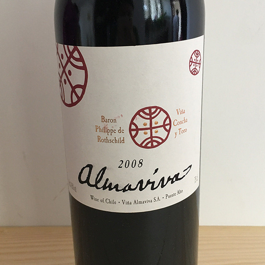 【1支】2008年智利活灵魂干红葡萄酒 vina almaviva