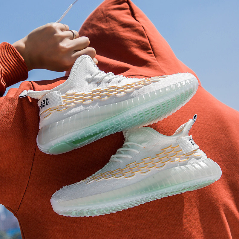 斯_2020新款夏季男鞋韩版潮流休闲运动鞋透气跑步鞋梵斯椰子鞋男潮鞋