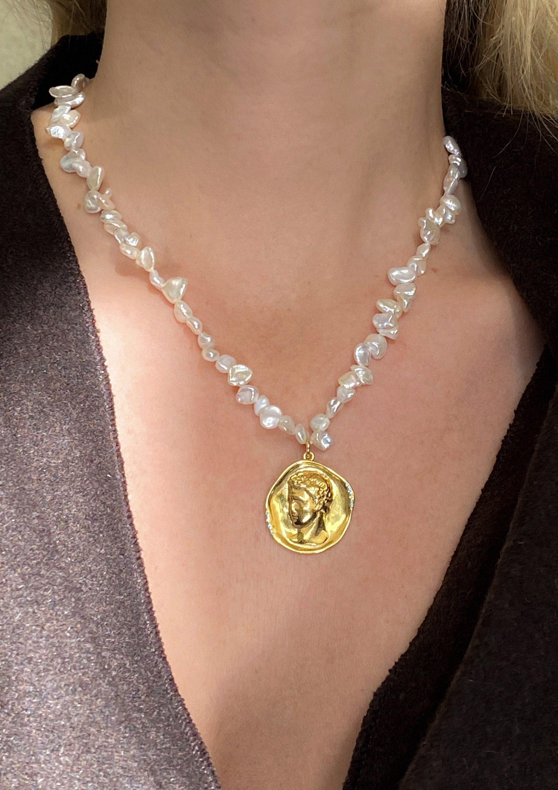 首饰/时尚饰品新项链更新时间:2022年03月13日巴洛克珍珠欧洲小众希腊