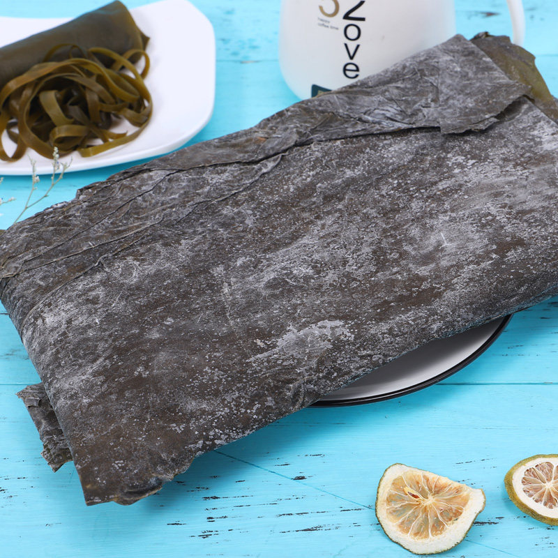 赶海弟干海带片厚昆布无沙日晒海洋蔬菜海带头丝新鲜海产干货400g