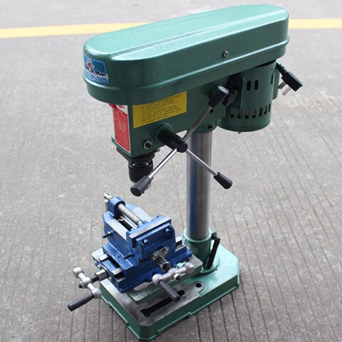 主轴手摇380孔小台钻台钻380v立式机床电转插电台三相16打孔机