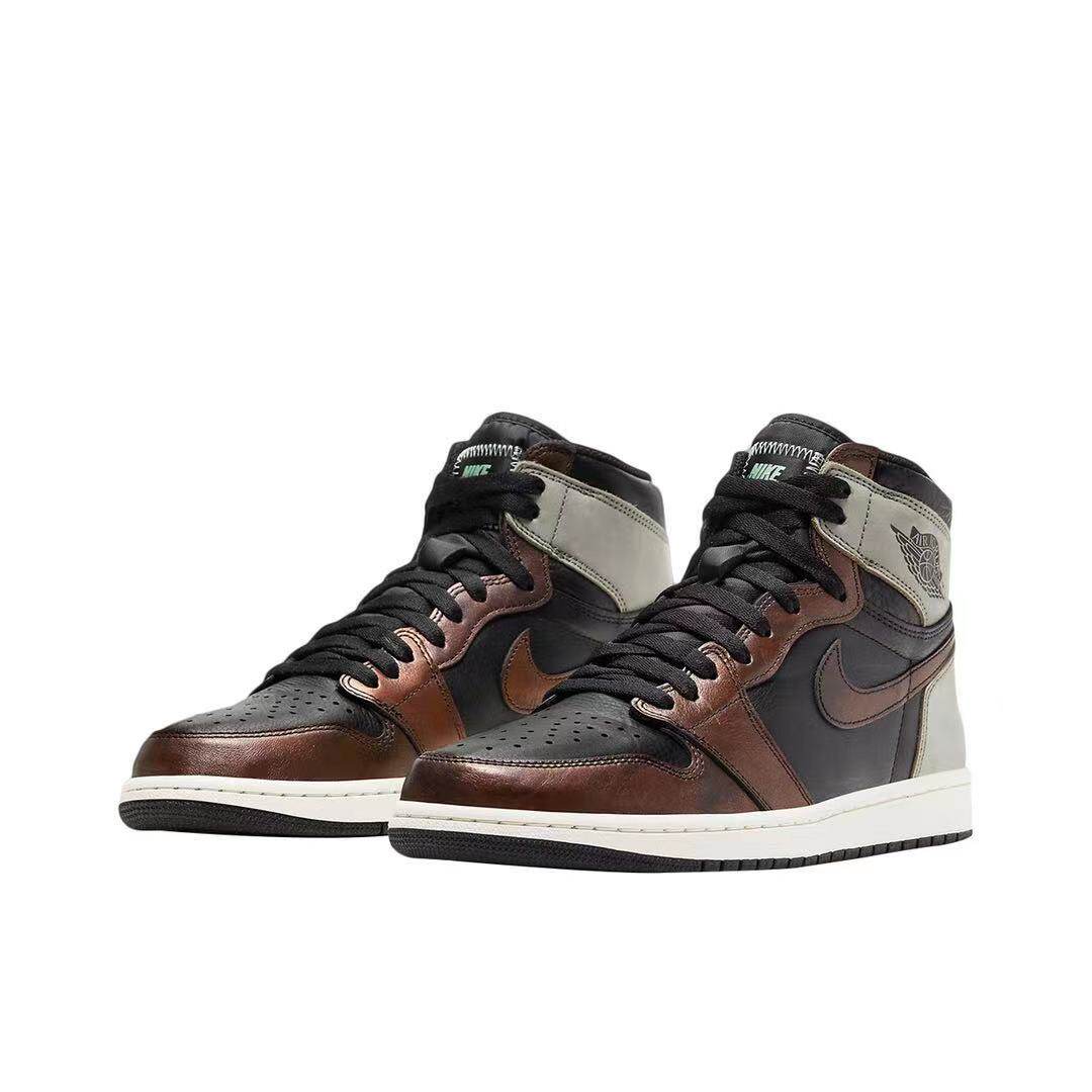 airjordan1 aj1 mid/og元年 扣碎黑红脚趾黑白乔一中帮高帮篮球鞋