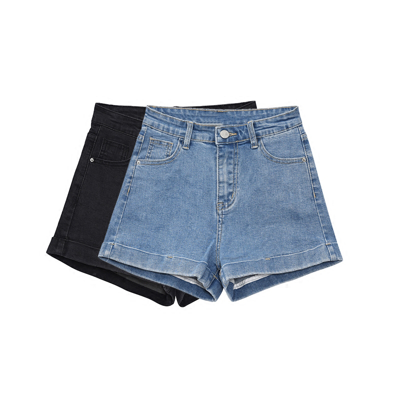 Designer club 牛仔短裤女2018新款韩版热裤女夏性感高腰百搭显瘦