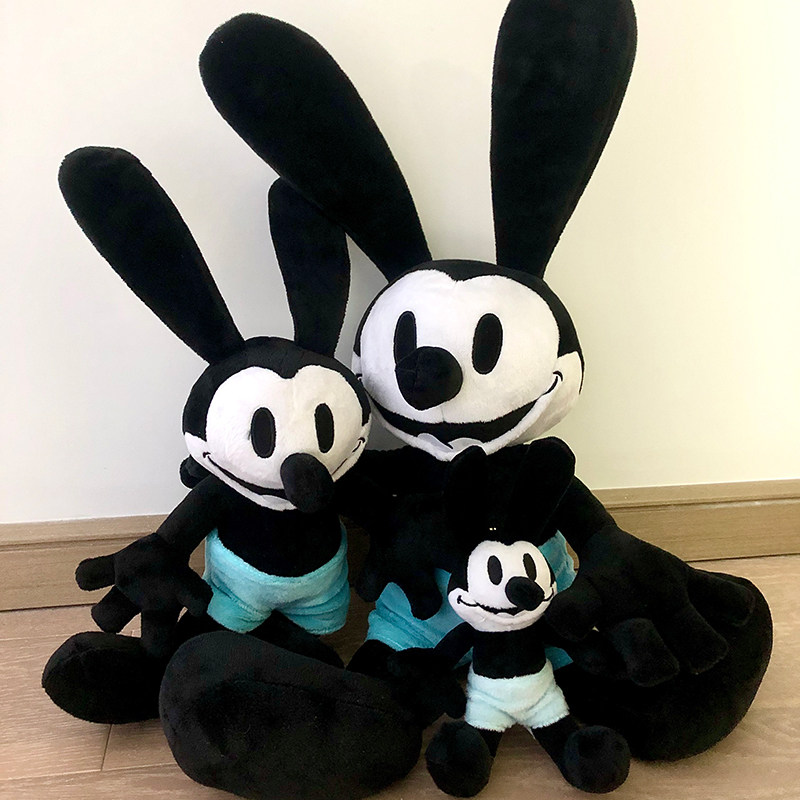 奥斯华幸运兔米奇公仔米老鼠娃娃挂件vintage中古物可爱毛绒玩具