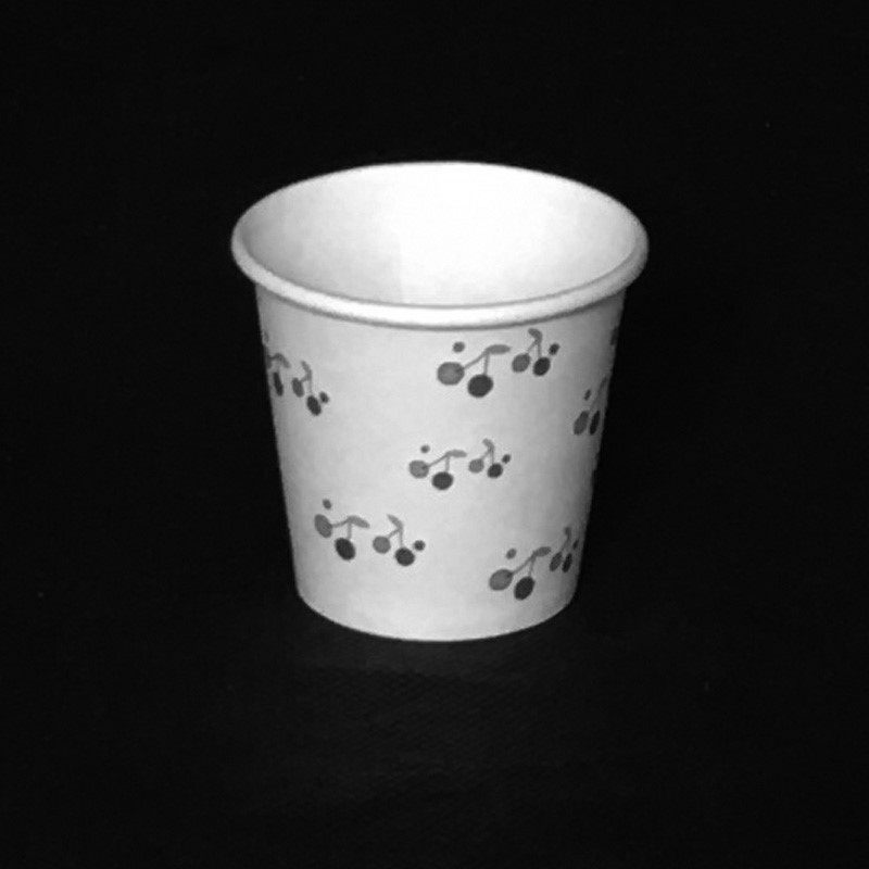 迷你喝水小纸杯一次性试饮杯50ml20条整箱可定制logo印字小号