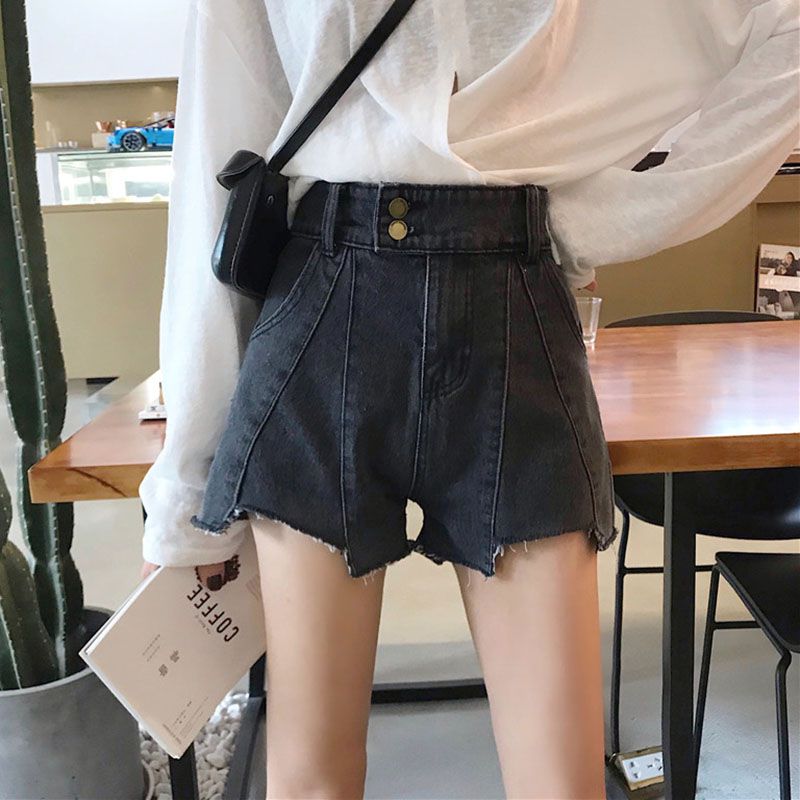 斯帛芬迪短裤网仔女宽松夏季209新款版高腰百搭a字阔腿短热在类目 女装/女士精品, 牛仔裤中 - 来自Buy2taobao.com提供专业的淘宝代购服务